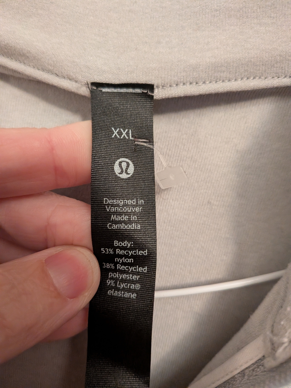 lululemon athletica Light Gray Full-Zip Hoodie - Picture 5 of 7